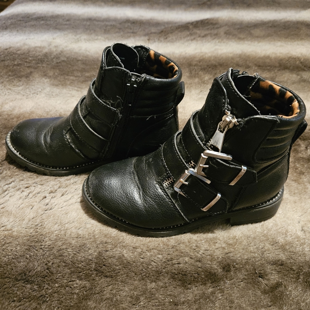 Stylish Black Kids Boots